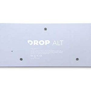 Drop ALT Mechanical Keyboard — 65% (67 Key) Gaming Keyboard, Hot-Swap Switches, Programmable Macros, RGB LED Backlighting, USB-C, Doubleshot PBT, Aluminum Frame (Halo True, Gray)