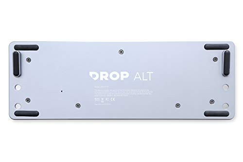 Drop ALT Mechanical Keyboard — 65% (67 Key) Gaming Keyboard, Hot-Swap Switches, Programmable Macros, RGB LED Backlighting, USB-C, Doubleshot PBT, Aluminum Frame (Halo True, Gray)