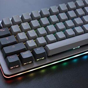 Drop ALT Mechanical Keyboard — 65% (67 Key) Gaming Keyboard, Hot-Swap Switches, Programmable Macros, RGB LED Backlighting, USB-C, Doubleshot PBT, Aluminum Frame (Halo True, Gray)