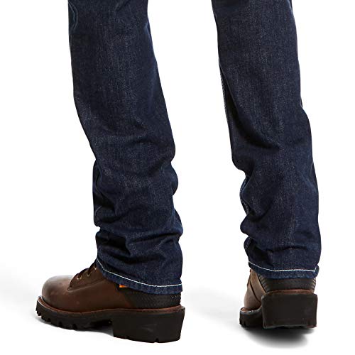 Ariat Male FR M4 Relaxed DuraStretch Lineup Stackable Straight Leg Jean Platinum 32W x 36L