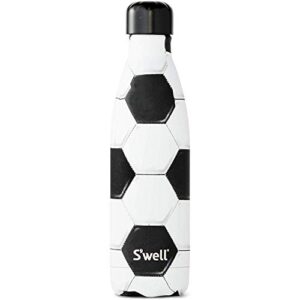 S'well Stainless Steel Water Bottle - 17 Fl Oz - Goals - Triple-Layered Vacuum-Insulated Containers Keeps Drinks Cold for 36 Hours and Hot for 18 - BPA-Free - Perfect for the Go