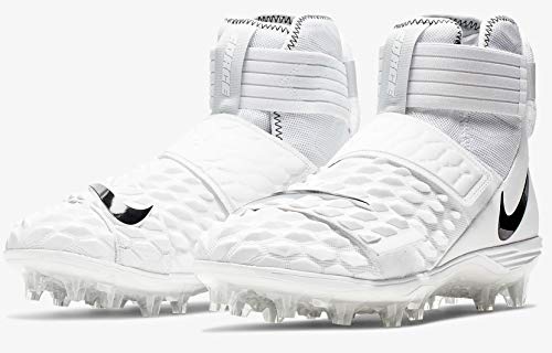 Nike Men's Force Savage Elite 2 Football Cleats, White | Black, 9.5