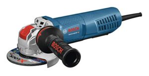 bosch gwx13-50vsp 5 in. x-lock variable-speed angle grinder with paddle switch, black,grey,blue
