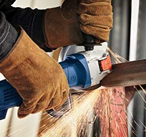 Bosch GWX13-50VSP 5 In. X-LOCK Variable-Speed Angle Grinder with Paddle Switch, Black,grey,blue