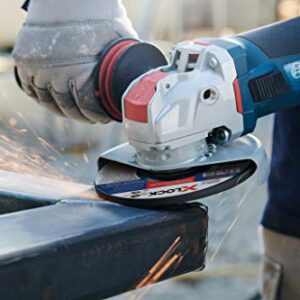 Bosch GWX13-50VSP 5 In. X-LOCK Variable-Speed Angle Grinder with Paddle Switch, Black,grey,blue