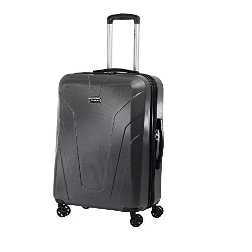 Samsonite Frontier Spinner Unisex Medium Black Polycarbonate Luggage Bag TSA Approved Q12009002