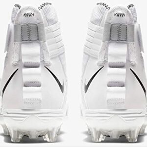 Nike mens Force Savage Elite 2 Td Football Cleats, White | Black, 10