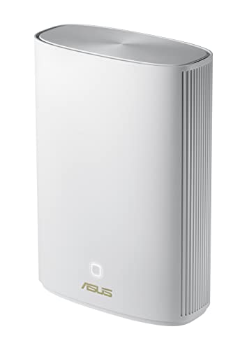 ASUS ZenWiFi AX Hybrid Powerline Mesh WiFi6 System (XP4) 2PK - Whole Home Coverage up to 5,500 Sq.Ft. & 6+ Rooms for Thick Walls, AiMesh, Free Lifetime Security, Easy Setup, HomePlug AV2 MIMO Standard