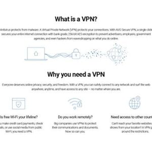 AVG Secure VPN 2021 | 5 Devices, 2 Years [PC/Mac/Mobile Download]