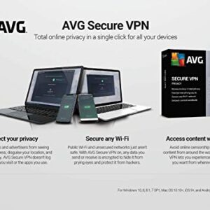 AVG Secure VPN 2021 | 5 Devices, 2 Years [PC/Mac/Mobile Download]