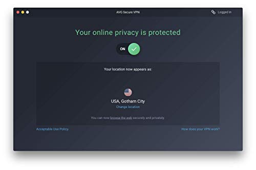 AVG Secure VPN 2021 | 5 Devices, 2 Years [PC/Mac/Mobile Download]