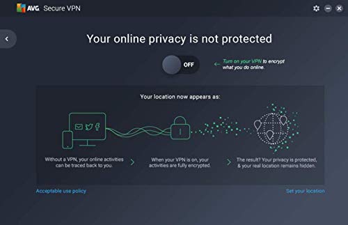 AVG Secure VPN 2021 | 5 Devices, 2 Years [PC/Mac/Mobile Download]