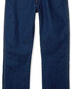 Dickies mens Active Waist 5-pocket Flex Performance Pants Jeans, Rinsed Indigo Blue, 36W x 30L US