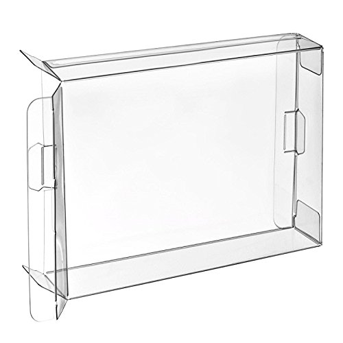 CHILDMORY 10Pcs Clear Protective Box Case Display Sleeve Protector for 3DS Games Cartridge Box
