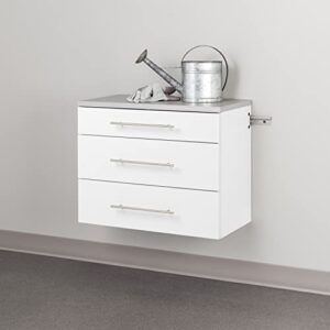 Prepac HangUps 3-Drawer Base Storage Cabinet, White