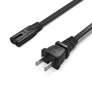 ac power cord cable fit for xbox one s, xbox one x, xbox series x/s replacement - (etl listed cable)