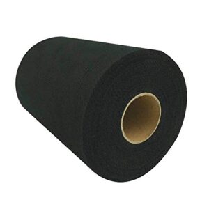 black tulle spool 6 inch x 100 yards for tulle decoration