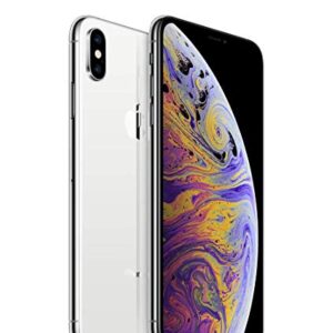Apple iPhone XS Max, US Version, 256GB, Silver - GSM Carriers (Renewed)