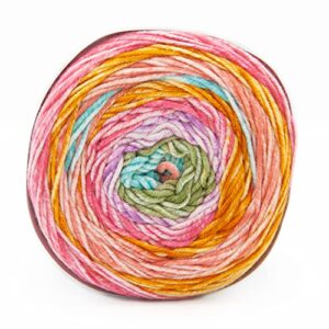 Lion Brand Yarn Mandala Ombré Yarn with Vibrant Colors, Soft Yarn for Crocheting and Knitting, Tranquil, 1-Pack