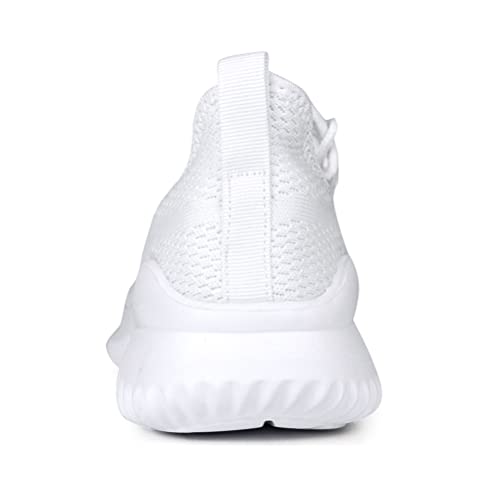 Akk White Sneakers for Women Walking Shoes Womens Comfy Tennis Memory Foam Gym Workout Athletic Nursing Running Work Shoes Size 7