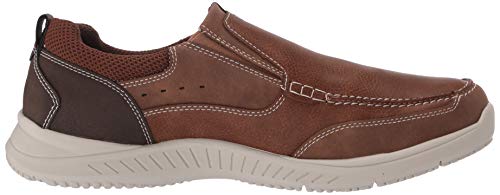 Nunn Bush Men's Conway Slip-On Moccasin Toe with Comfort Gel Loafer, Tan, 13 Wide