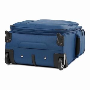 Travelpro Maxlite 5 Softside Expandable Upright 2 Wheel Luggage, Lightweight Suitcase, Men and Women, Sapphire Blue, Carry-On 22-Inch