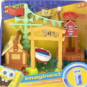 Imaginext Spongebob Playset, Camp Coral, Campground with Character Figure and Play Pieces for Preschool Pretend Play 3+ Years (Amazon Exclusive)