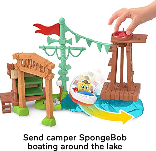 Imaginext Spongebob Playset, Camp Coral, Campground with Character Figure and Play Pieces for Preschool Pretend Play 3+ Years (Amazon Exclusive)