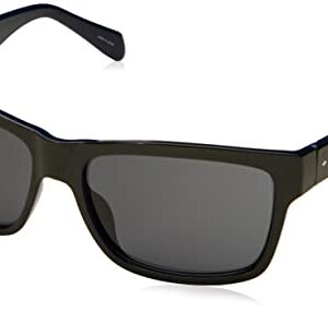 Fossil mens Fossil Male Style Fos 3097/S Sunglasses, Black, 59mm 17mm US