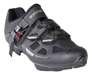 gavin elite mtb cycling shoe, mountain bike shoe - spd cleat compatible black