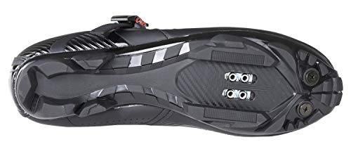 Gavin Elite MTB Cycling Shoe, Mountain Bike Shoe - SPD Cleat Compatible Black