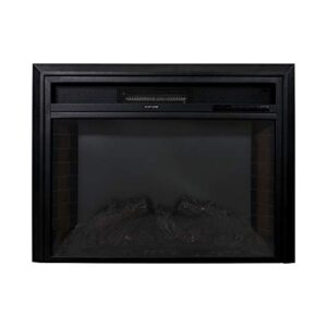 28 Inch Electric Fireplace Inserts Heat Adjustable in-Wall Recessed Fireplace Heater with Realistic Flame, Remote Control