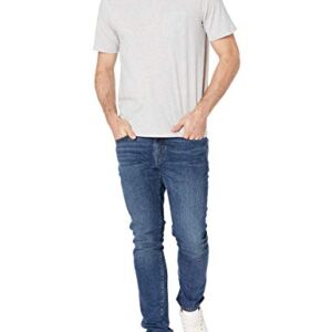 Amazon Essentials Men's Regular-Fit Short-Sleeve Crewneck Pocket T-Shirt, Pack of 2, Bright Green/Light Grey Heather, X-Large