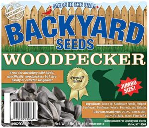 backyard seeds woodpecker seed cake 2 pounds