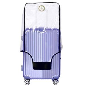 gigabitbest thicken luggage cover suitcase cover protector with large velcro (20''(18.89''h x 13.38''l x 9.44''w))