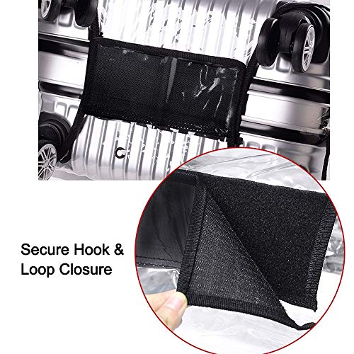 GigabitBest Thicken Luggage Cover Suitcase Cover Protector with Large Velcro (20''(18.89''H x 13.38''L x 9.44''W))