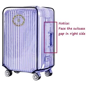 GigabitBest Thicken Luggage Cover Suitcase Cover Protector with Large Velcro (20''(18.89''H x 13.38''L x 9.44''W))