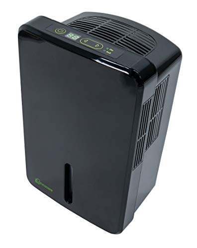 LOCKDOWN Automatic Dehumidifier with Quiet Operation, Drain Hose and Self Monitoring Controls for Humidity Control in Small Rooms, Safes and Closets