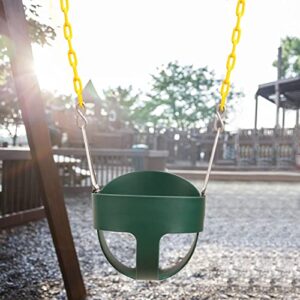 RedSwing High Back Toddler Bucket Swing Seat with Coated Chains, Heavy Duty Kids Swing Seat for Outside, Playground, Backyard, Swing Set Accessories