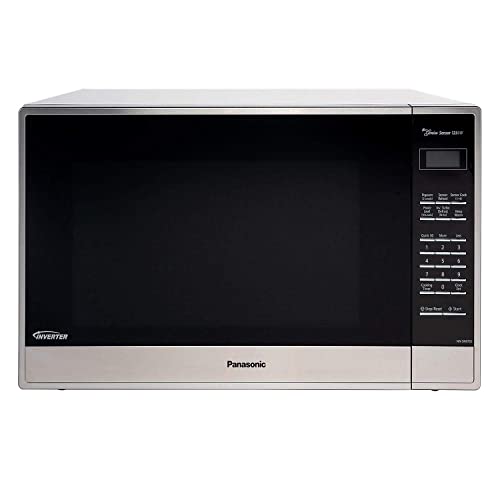 Panasonic NN-SN975S Genius Sensor Microwave - With Inverter Technology - Stainless Steel – 2.2 Cu. Ft. 1250W (Silver) (Renewed)