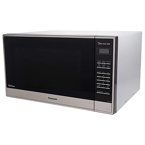 Panasonic NN-SN975S Genius Sensor Microwave - With Inverter Technology - Stainless Steel – 2.2 Cu. Ft. 1250W (Silver) (Renewed)