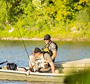 Pelican - Boat Intruder 12 - Jon Fishing Boat - 12 ft. - Great for Hunting/Fishing , Khaki / Beige