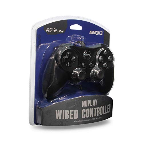 Armor3 "Nuplay" Wired Game Controller for PS3 (Black)