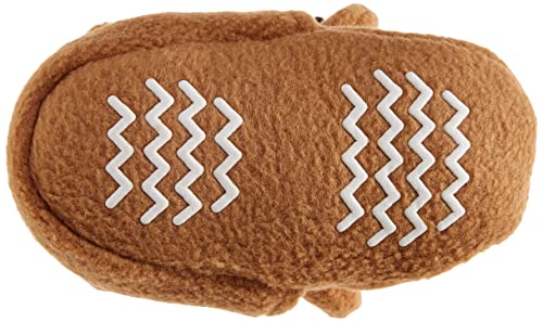 Hudson Baby unisex child Baby Cozy Fleece Booties With Non Skid Bottom, Girl Reindeer Casual Sock, Girl Reindeer, 18-24 Months Toddler US