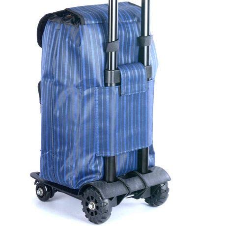 Easy Carry Bags for Wincspace Lightweight Folding Hand Cart Dolly Fold Up Hand Truck Portable Utility Moving Shopping Cart-Portable Fold Up Dolly (Blue)