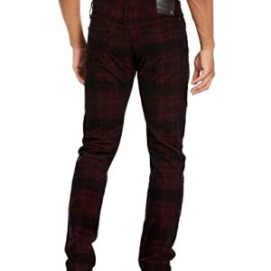 AG Adriano Goldschmied mens The Tellis Modern Slim Leg Casual Pants, Pagoda Red/Black, 34W x 33L US