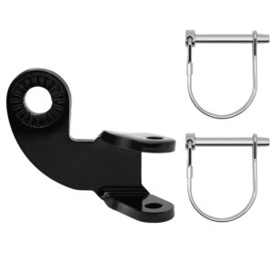thinvik 12.2mm steel hitch for burley trailer, baby bike trailers replace attachment- kids burley bee bike trailer hitch coupler attachment - children trailers adapter replacement connector(45°)
