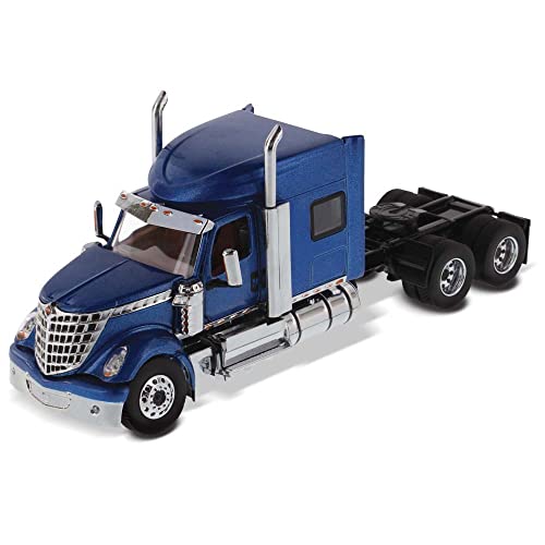 Diecast Masters International Lonestar Sleeper Cab Truck Tractor | 1:50 Lone Star Scale Model Semi Trucks | Blue Diecast Model by Diecast Masters 71026