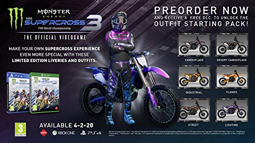 Monster Energy Supercross - The Official Videogame 3 (PS4)