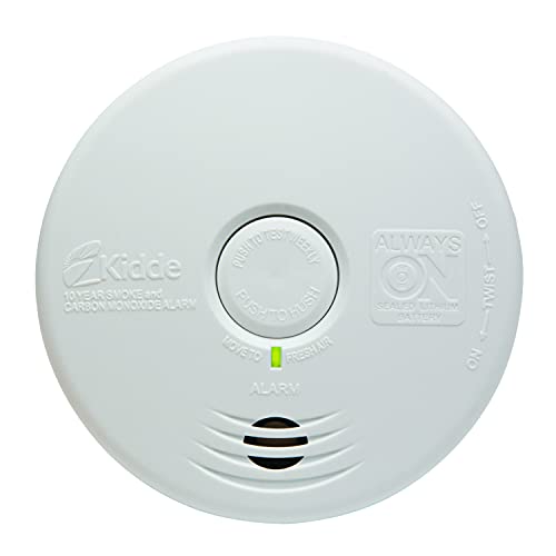 Kidde Smoke Detector & Carbon Monoxide Detector Combo with 10-Year Battery